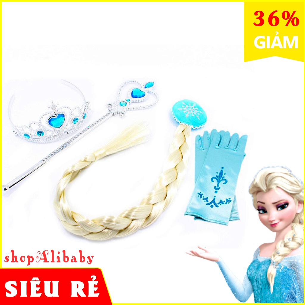 Bộ phụ kiện công chúa Elsa Anna loại đẹp E177
