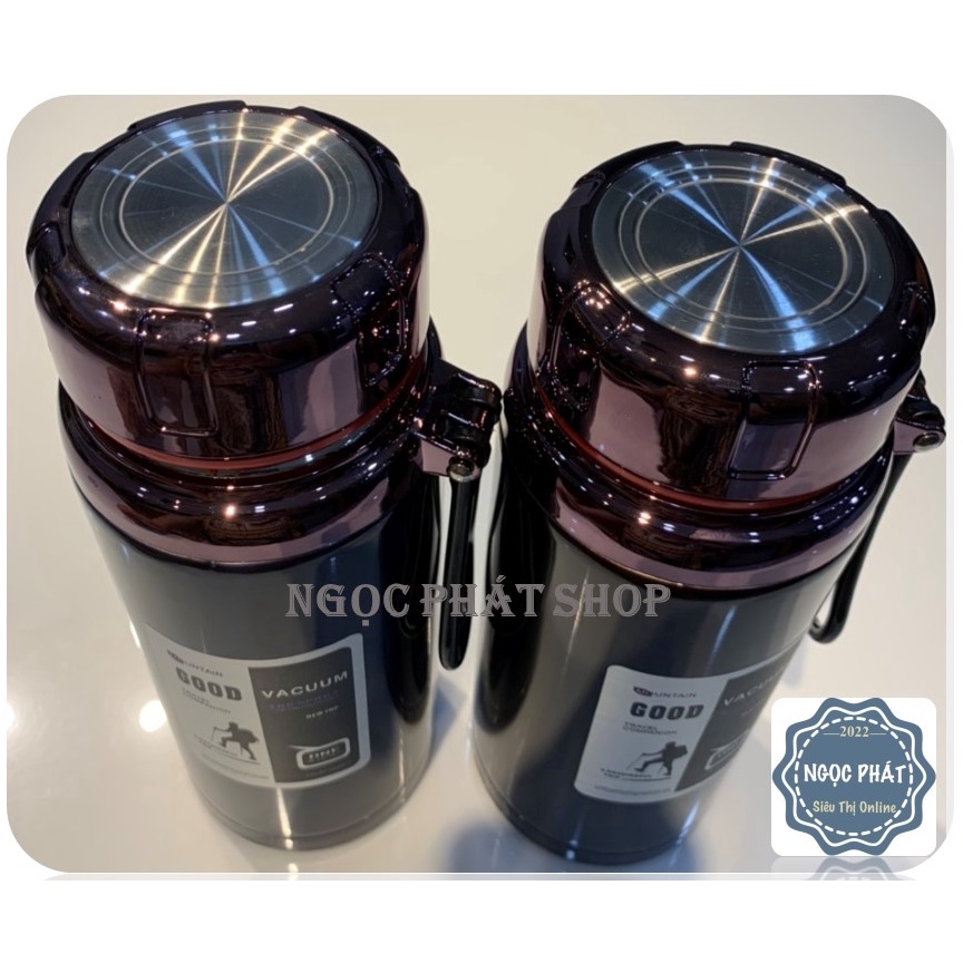 Bình giữ nhiệt kim cương GOOD 1200ml inox 304 cao cấp