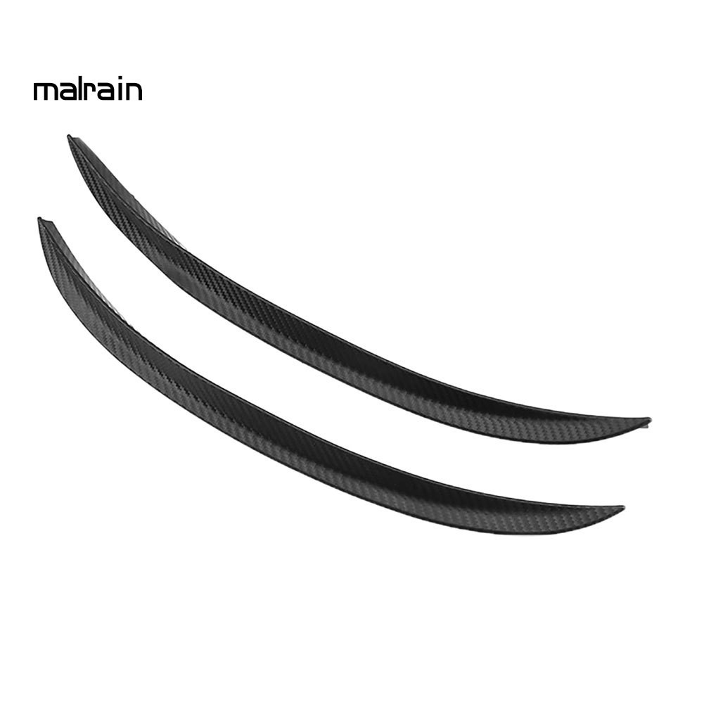 Set 2 dải dán vòm bánh xe hơi bằng sợi carbon 72cm chất lượng cao