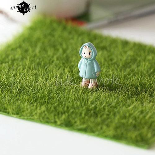 Set 4 thảm cỏ giả trang trí nhà búp bê
