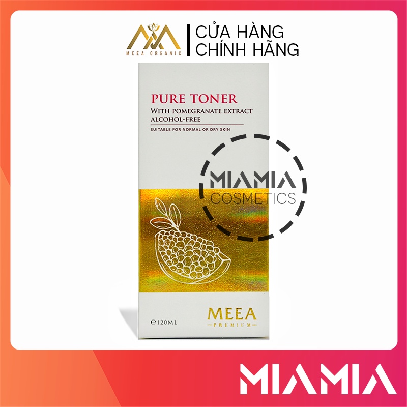 Toner Lựu Đỏ - Nước Hoa Hồng Pure Toner chính hãng MeeA Organic