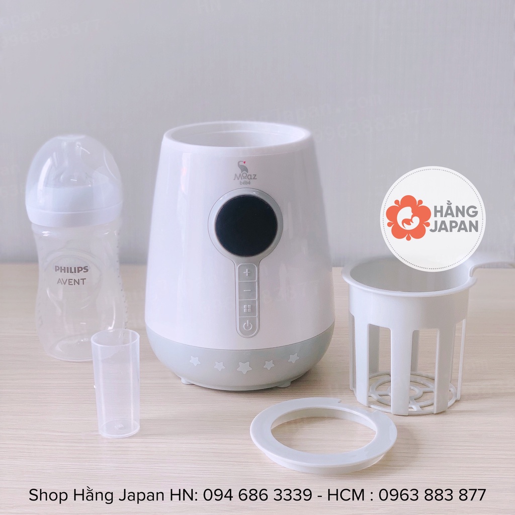 Máy hâm sữa siêu tốc thông minh moaz bebe MB-021 Hàng chính hãng