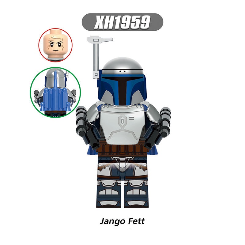 Mô Hình Nhân Vật Boba Fett Jango Fett Luke Skywalker X0343
