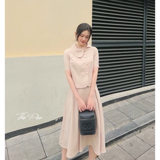 [ ẢNH THẬT ] LAYLA SET - Set áo cổ lệch & chân váy dài
