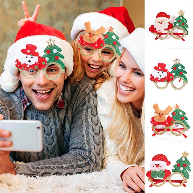 KÍNH NOEL/ GIÁNG SINH SIÊU DỄ THƯƠNG NHIỀU MẪU- TOYS89