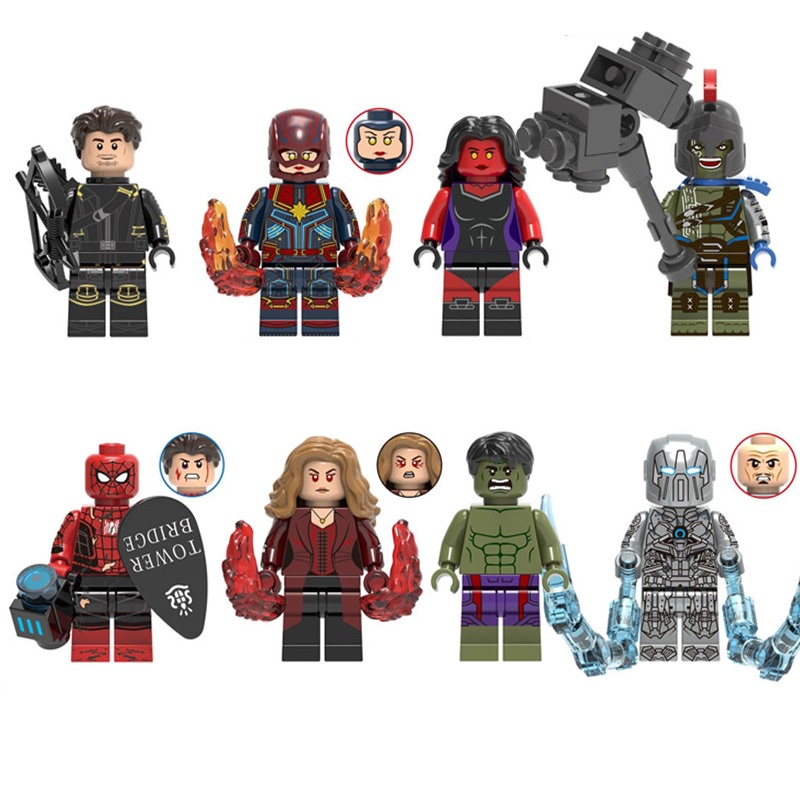 Đồ chơi mô hình GOROCK nhân vật siêu anh hùng HAWKEYE MARVEL