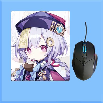 Miếng lót chuột in hình nhân vật QIQI GENSHIN IMPACT game chibi anime kê chuột di chuột mẫu tiện lợi