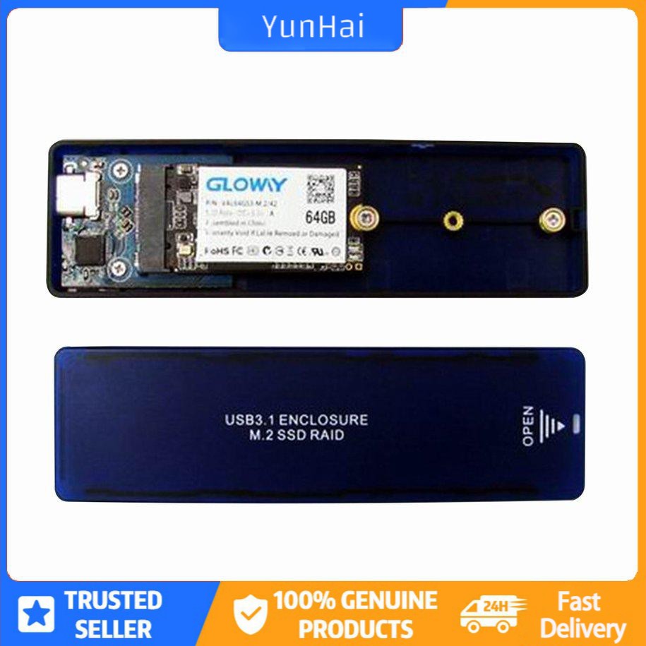 Hộp Chuyển Đổi Ổ Cứng Ssd M2 M.2 Sang Usb Type-C 3.1 Ssd Cho Pcie Ngff Sata M / B Key Ssd Drive M.2 Ssd Ốp