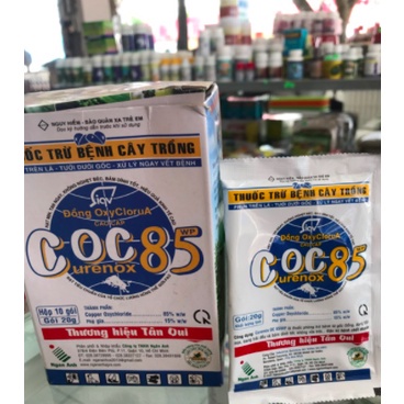 Trừ nấm diệt vi khuẩn COC 85 WP