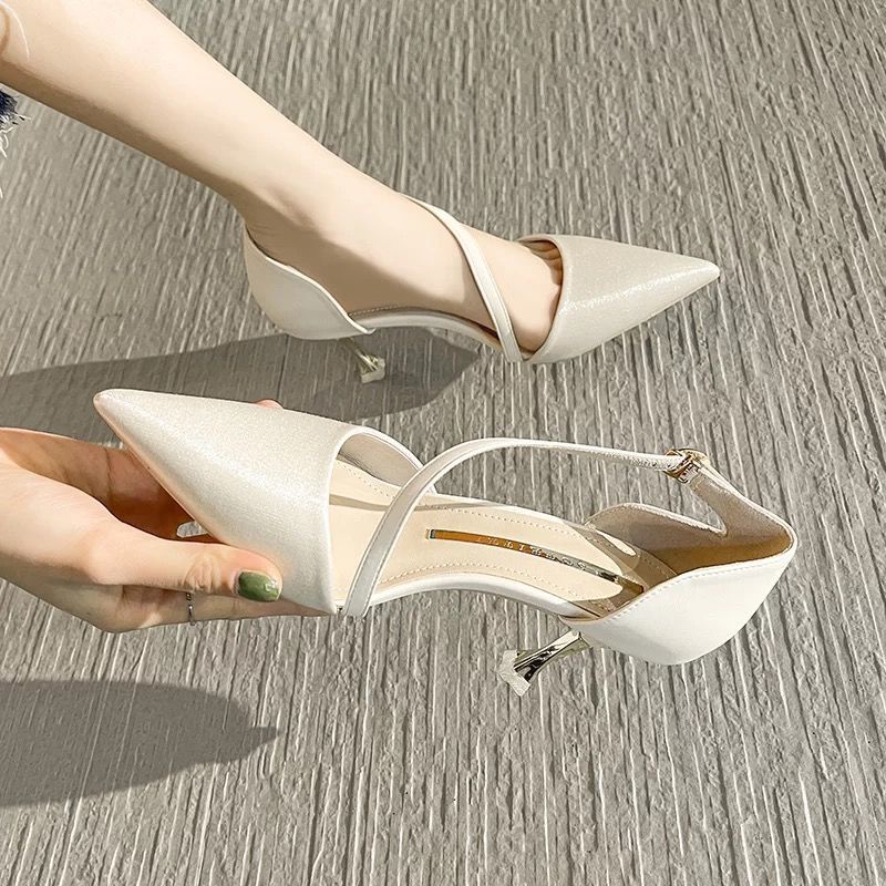 Giày cao gót 7cm phong cách thần tiên thời trang mùa hè cho nữ