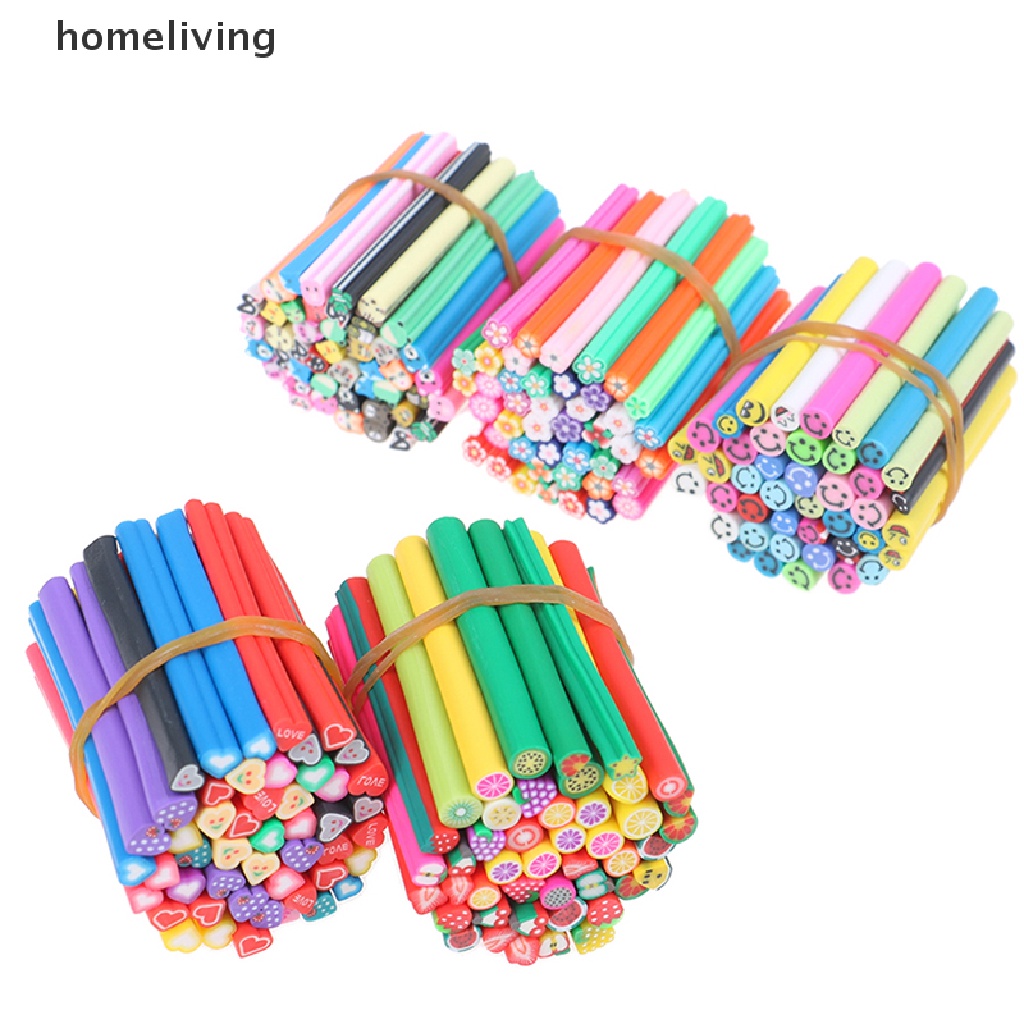 Set 10 Móng Tay Giả Hình Trái Cây Đất Sét Độc Đáo