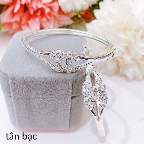 lắc tay nữ , bạc cao cấp 925 chuẩn sáng , vòng dày dặn , đeo ôm tay - tân bạc jewerlly