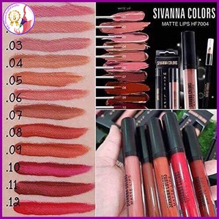 Son kem lì sivanna colors matte lips