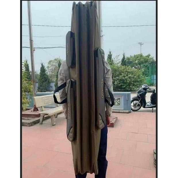 Bao đựng cần 90cm 1m2 1m3 1m4 1m5  3 ngăn yowago k thấm nước.túi đựng cần