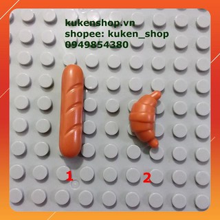 Đồ Chơi COMBO 2 Cái Bánh Mì NO.1127 - Phụ Kiện MOC Brick