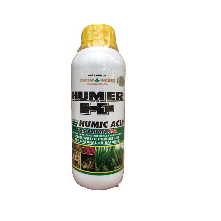 Phân bón hữu cơ cao cấp Growmore Acid Humic 322 chai 1 lít