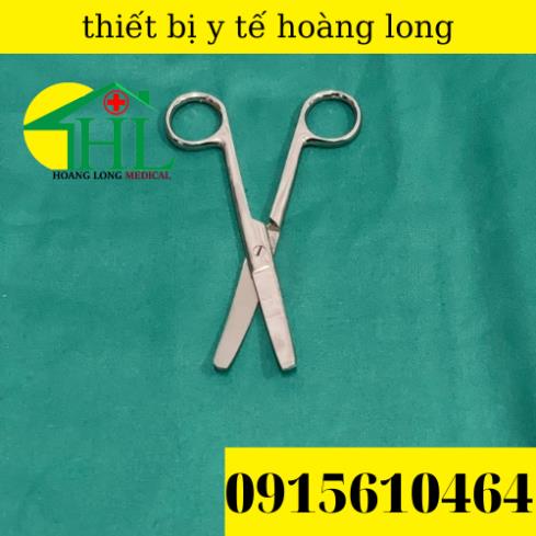 Kéo Y Tế , Kéo Cong 2 Đầu Tù 14cm Sắc Bén Hàng Loại 1 Pakistan