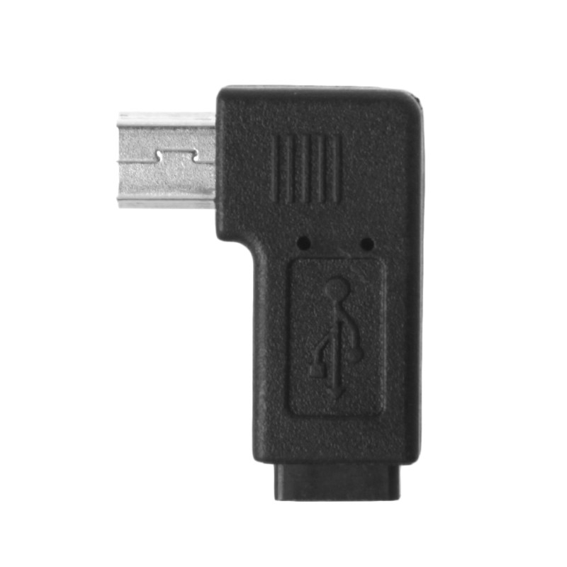 Đầu Chuyển Đổi Usb 2.0 Micro 5pin Female Sang Mini 5pin Male 90 °