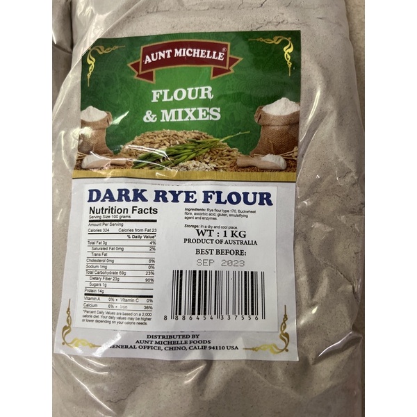 Bột Lúa Mì Đen DARK RYE FLOUR nhập khẩu AUSTRALIA