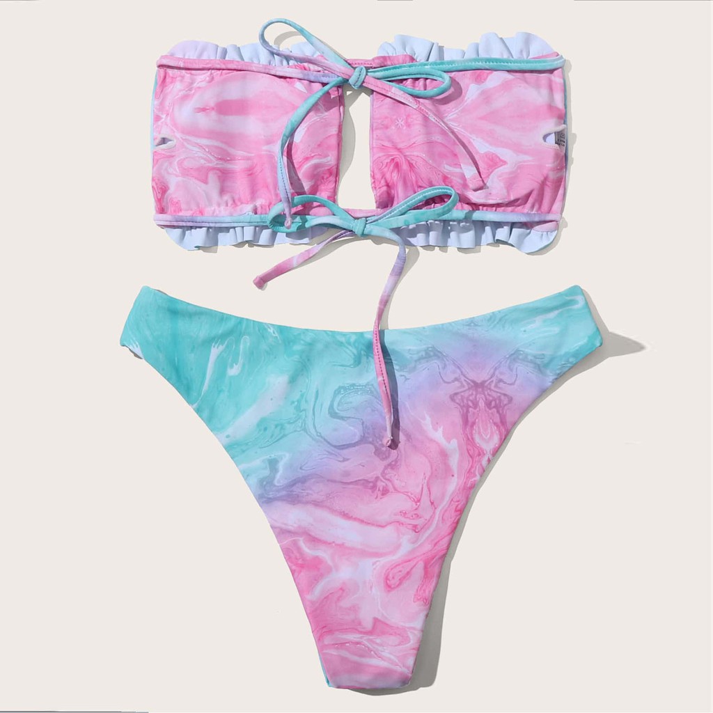 Set Đồ Tắm In Họa Tiết Hoa Quyến Rũ Cho Nữ | BigBuy360 - bigbuy360.vn