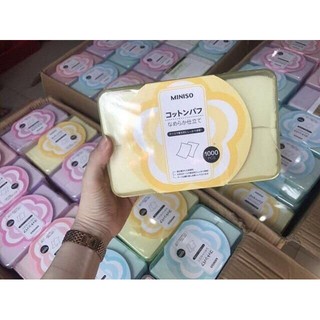 1000 Miếng Hộp Bông Tẩy Trang Miniso – Nhật Bản
