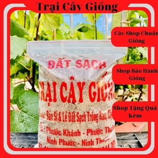 Đất trộn phân bò trồng rau cây cảnh 1kg