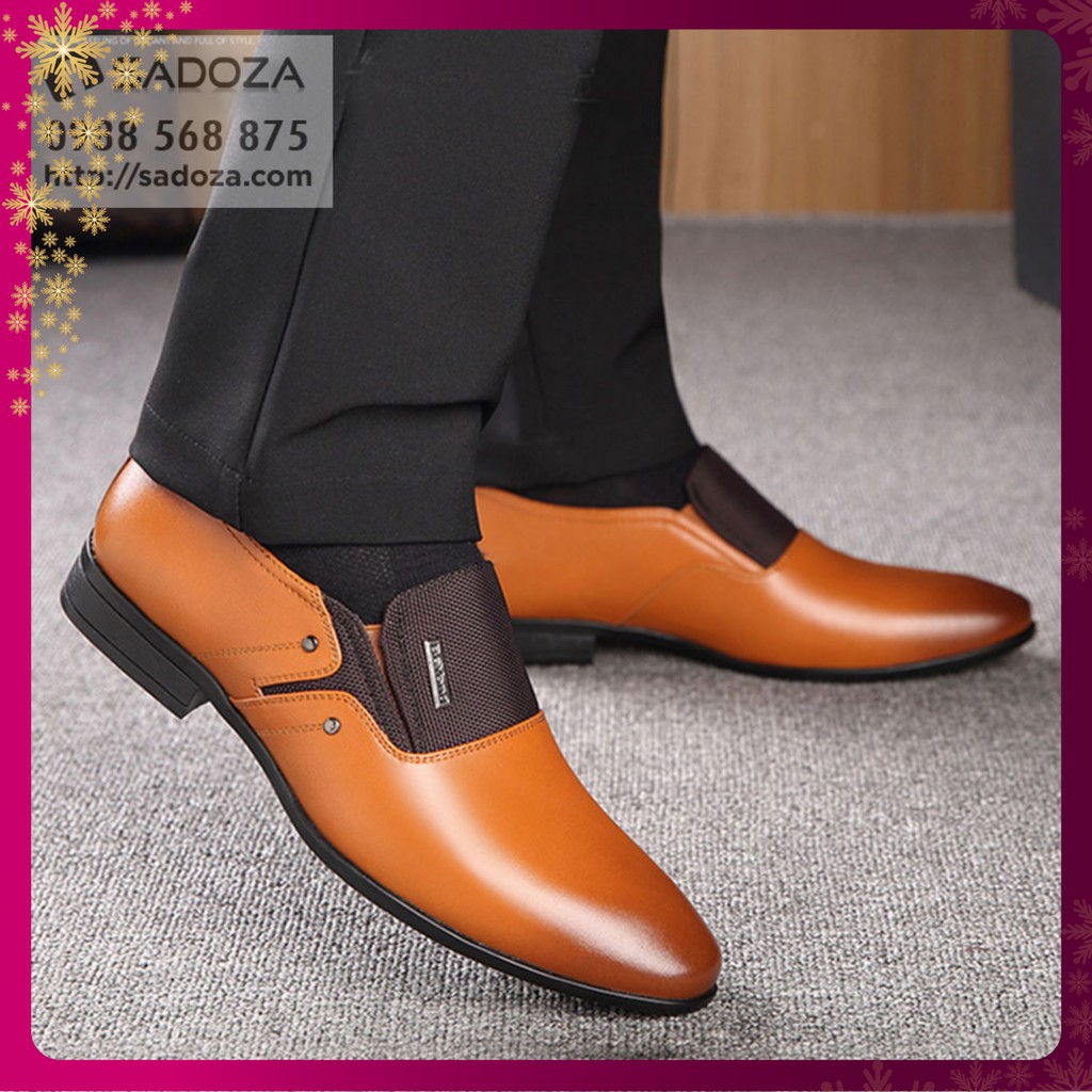 Giày Lười Nam - FREESHIP - Giày Nam Cao Cấp Bền Đẹp GD88 | BigBuy360 - bigbuy360.vn