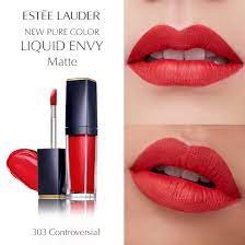 [ căng mọng môi] Son Kem Lì Estee Lauder 303 Controversial 7ml Pure Color Envy Paint On Liquid Lip Color
