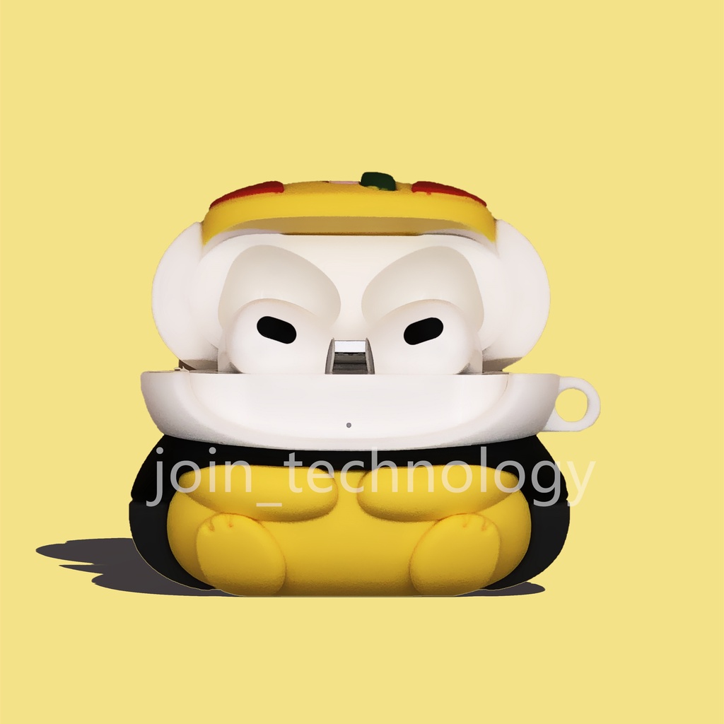 Vỏ bảo vệ hộp sạc tai nghe Airpods 1 2 3 2021 Bluetooth không dây chất liệu silicon mềm họa tiết hoạt hình dễ thương