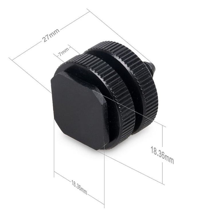 Hot Shoe 1/4 Double Screw - Hàng Nhập Khẩu