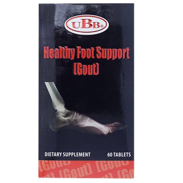 Viên Uống Hỗ Trợ Điều Trị Gout Healthy Foot Support  Ubb 60 Viên