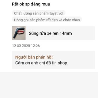 Súng rửa xe ren 14mm