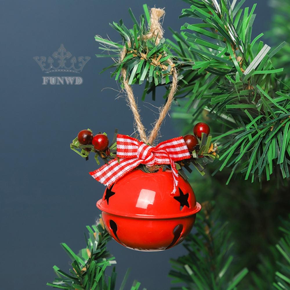 Chuông Giáng Sinh Kim Loại Trang Trí