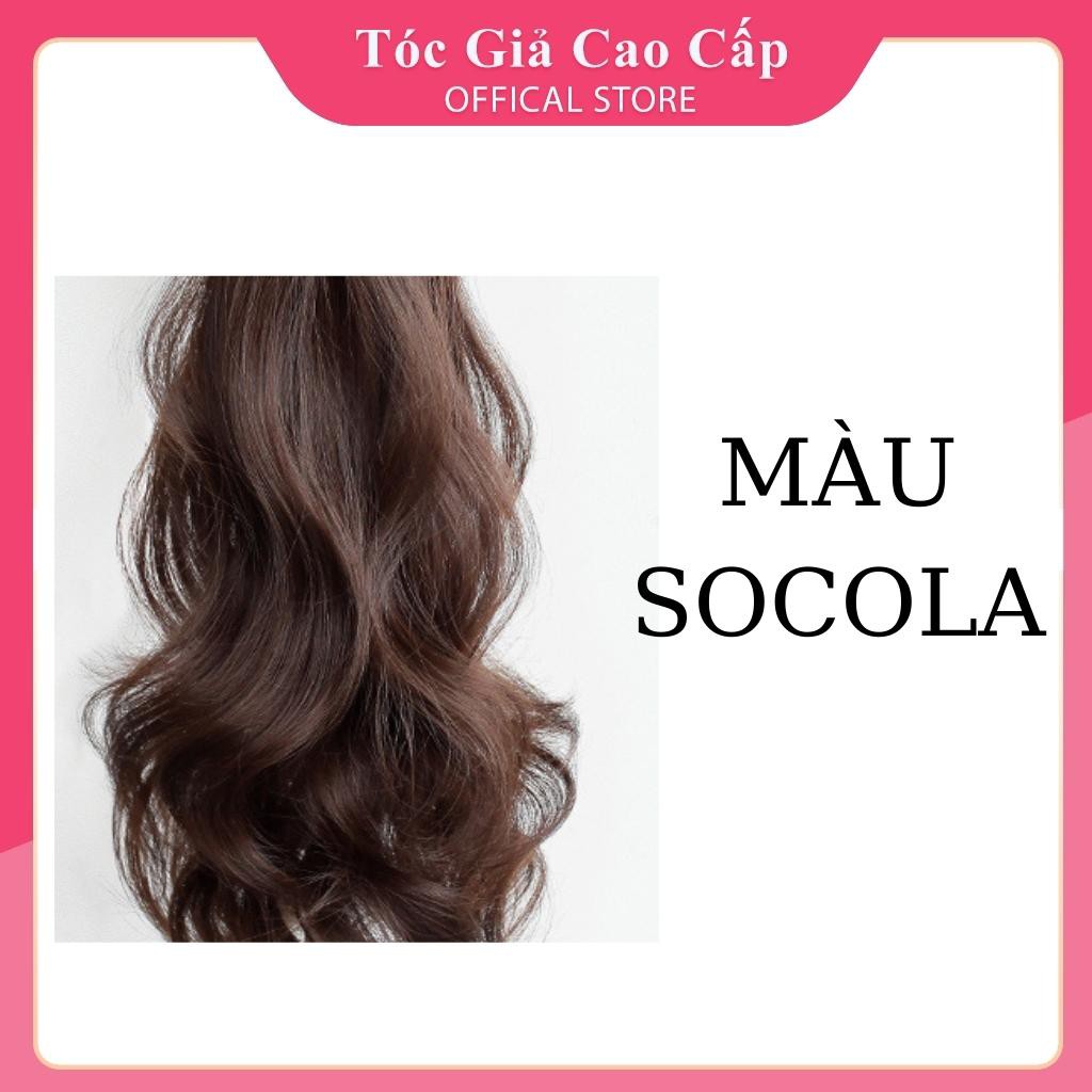 Tóc giả ngoặm xoăn dợn dài 60cm