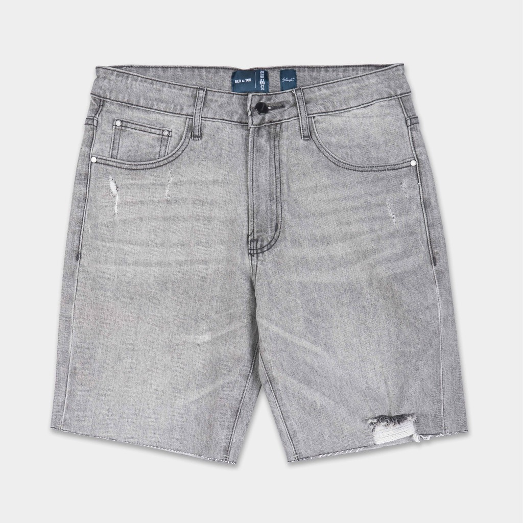 Ben &amp; Tod - Quần short Destroyed Short Jeans 20024