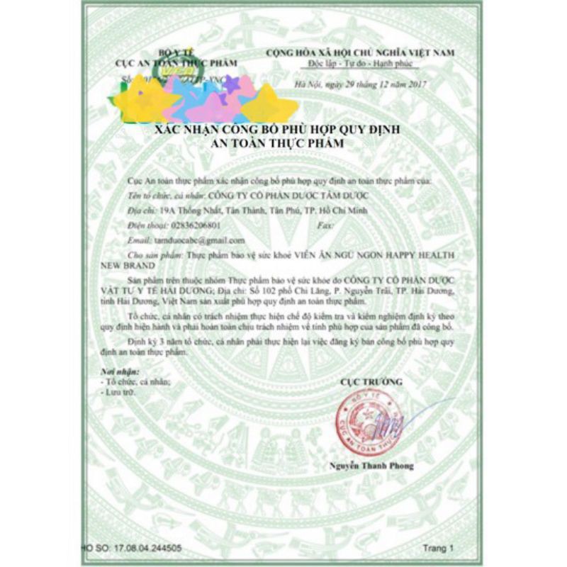 ✅ CHÍNH HÃNG - VIÊN ĂN NGON NGỦ NGON HAPPY HEALTH