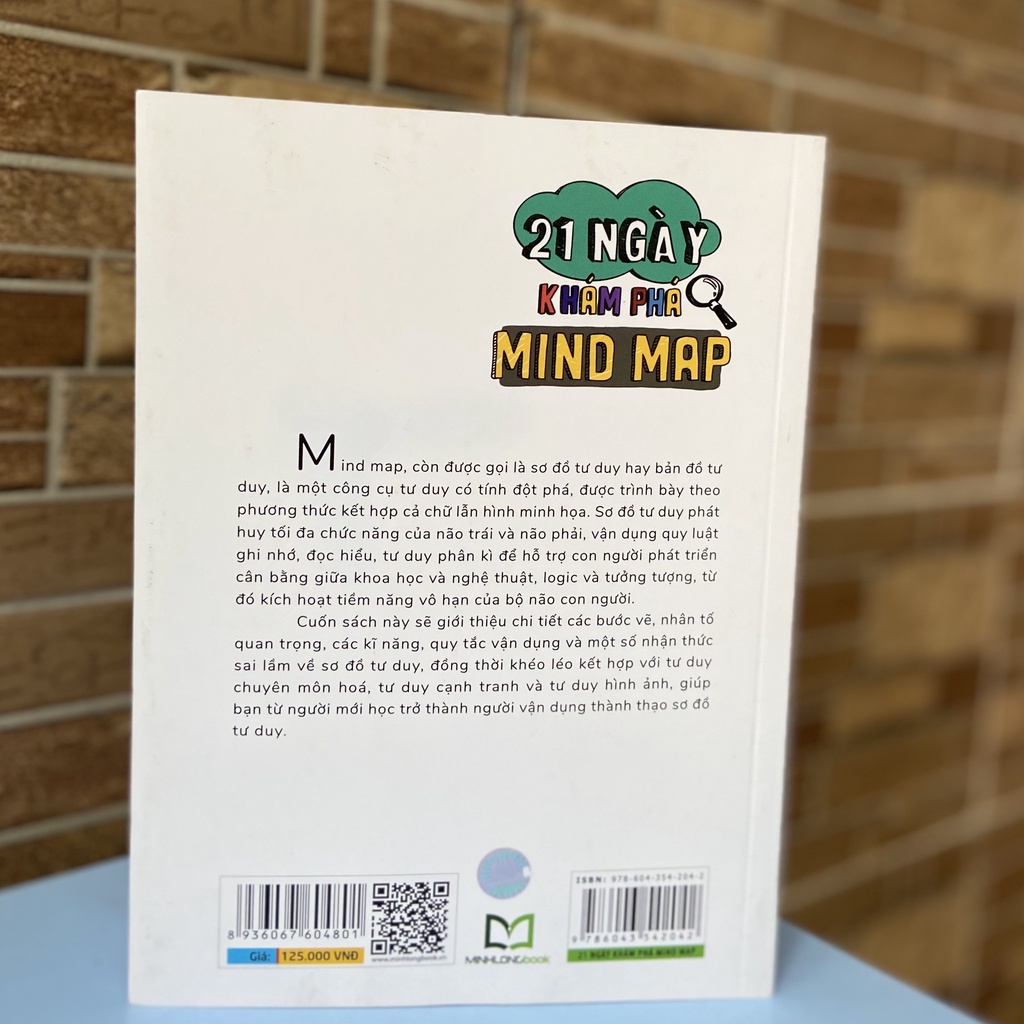 Sách: 21 Ngày Khám Phá Mind Map - Một Trải Nghiệm Tư Duy Hoàn Toàn Mới (Plan)