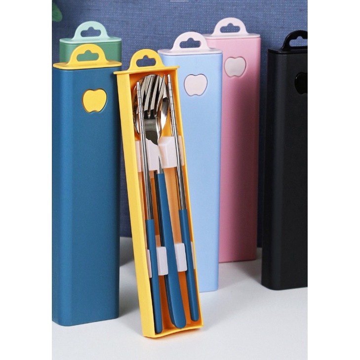 Bộ Dụng Cụ Ăn Bằng Thép Không Gỉ 304 Cao Cấp