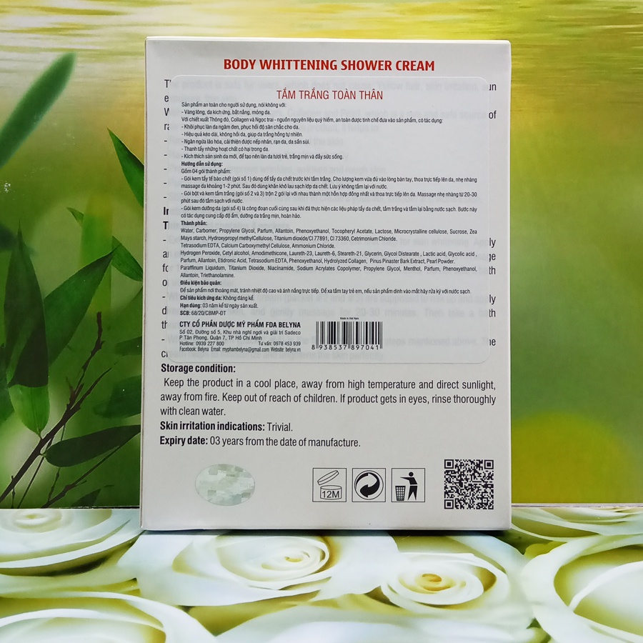 TẮM TRẮNG TOÀN THÂN  BELYNA