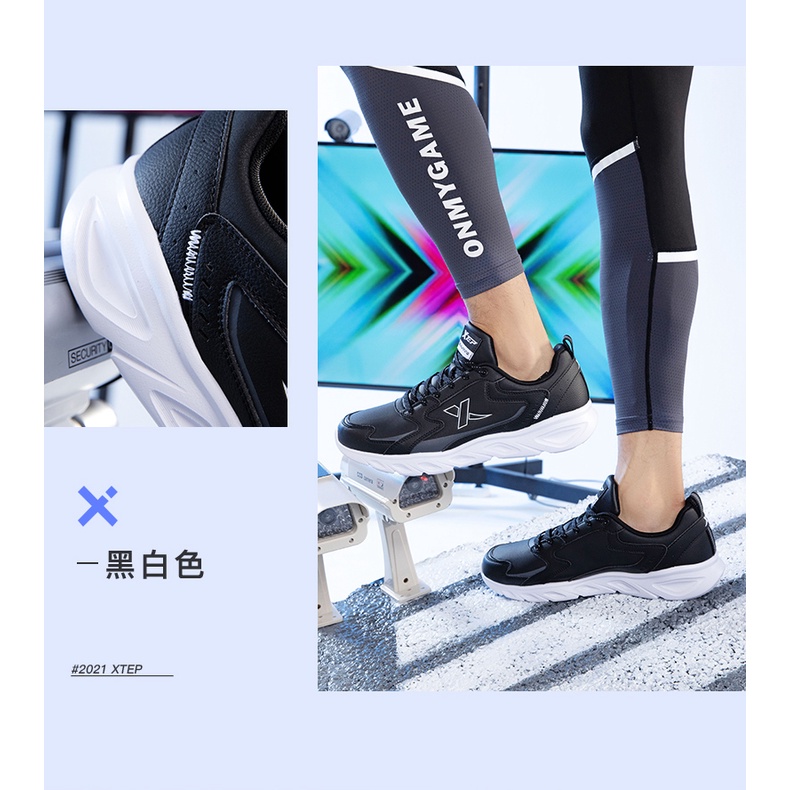 Giày Thể Thao Da Lót Đệm Mềm Mại Thoáng Khí Chống Sốc Thời Trang Nam