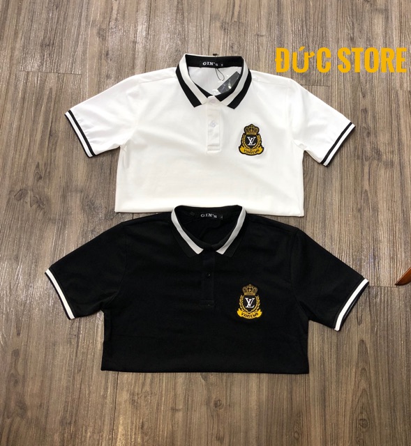 Áo thun cổ trụ thêu logo nổi bật cao cấp(chất liệu thun cotton 100%) | BigBuy360 - bigbuy360.vn