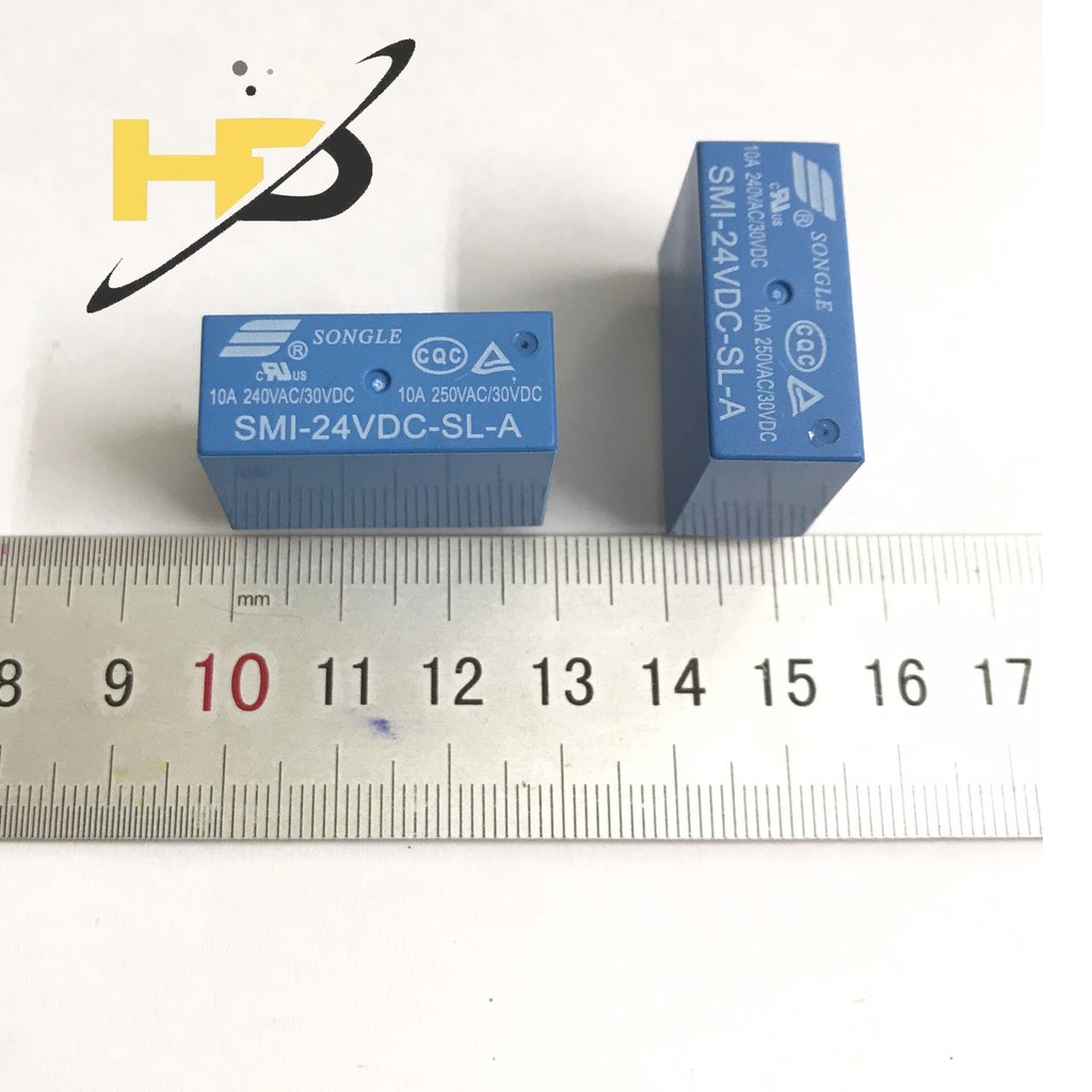 Relay 10A 24V SMI-24VDC-SL-A Songle Hình Chữ Nhật 4 Chân Loại Tốt