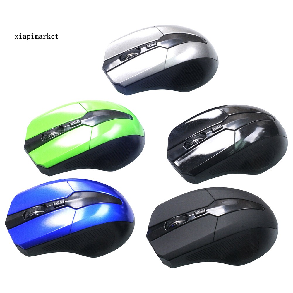 Chuột Quang Không Dây 2.4ghz 4 Nút Điều Chỉnh Được 1600dpi Cho Pc / Laptop