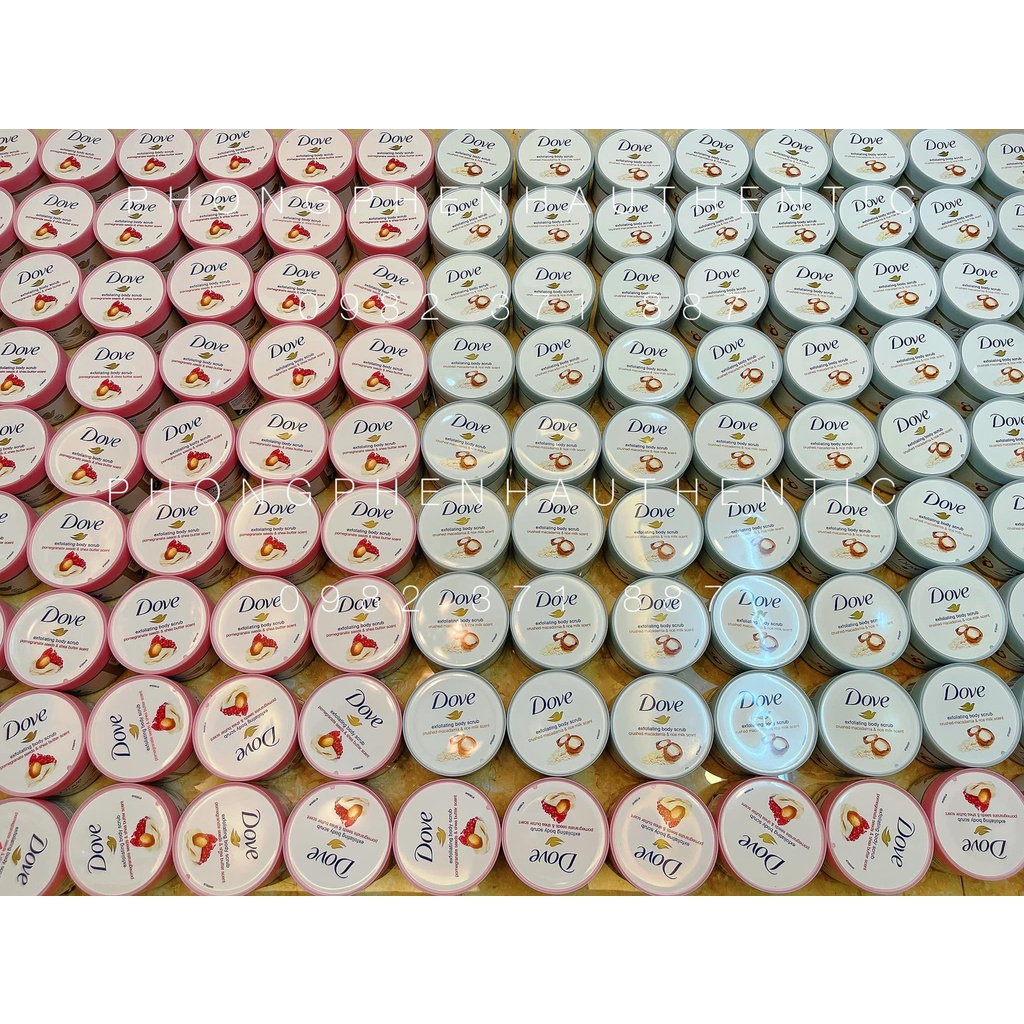 TẨY DA CHẾT TOÀN THÂN DOVE HŨ 225ML