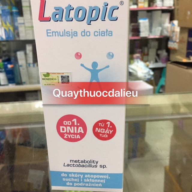 NHŨ TƯƠNG DƯỠNG ẨM LATOPIC