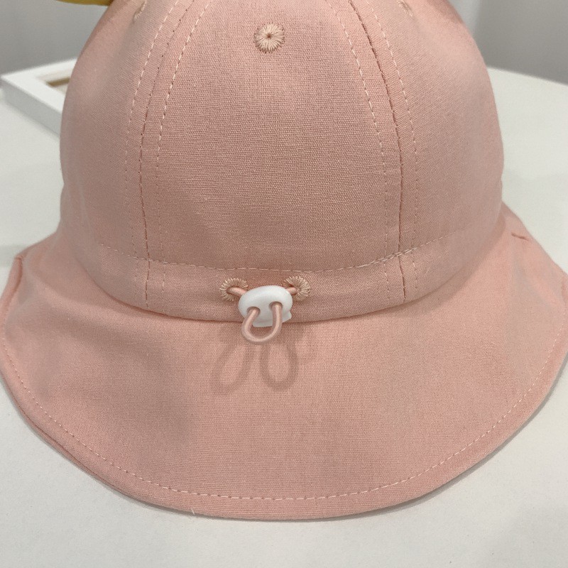 Baby Hat Fisherman Hat Thin Korean Style Love Children's Basin Hat Caps
