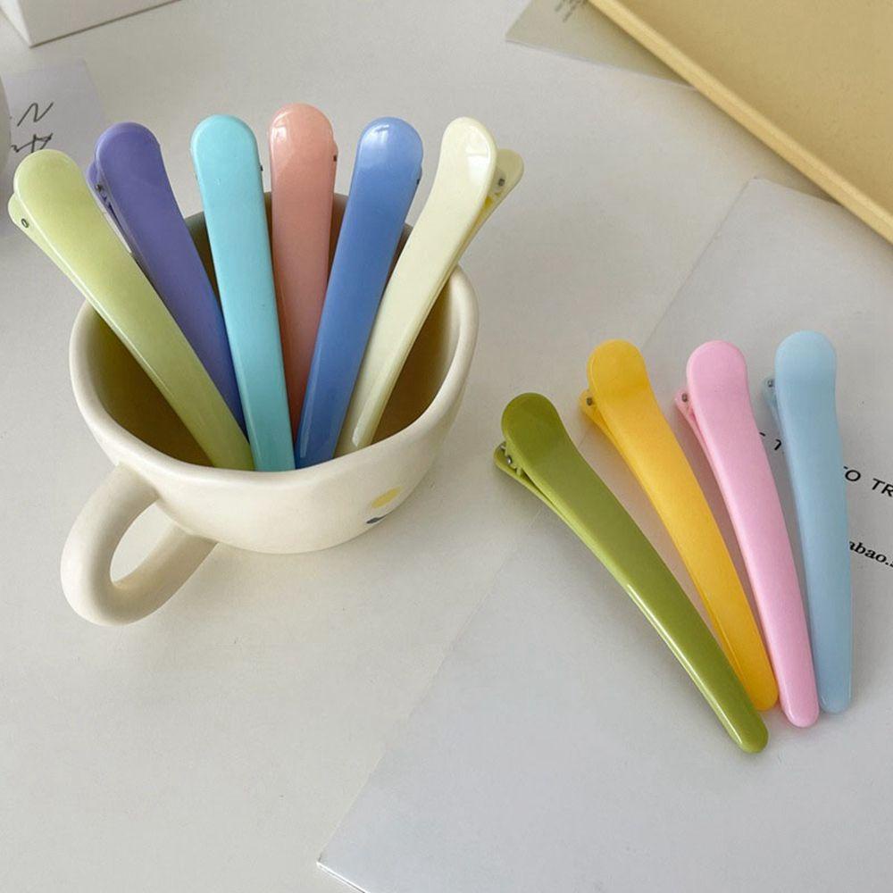 OCEANMAP Simple Women Hairpin Colorful Girl Hair Accessories Makeup Clip Cute Barrette Hairstyle Styling Tool Cartoon Face Wash Hairpin Lovely Girls Korean Style Hair Clip/Multicolor