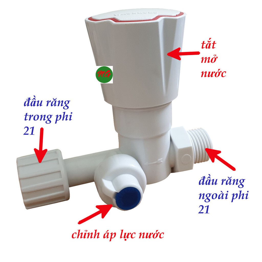 Van tắt mở nước dùng thay thế cho van của máy nước nóng phòng tắm ( Watertec)