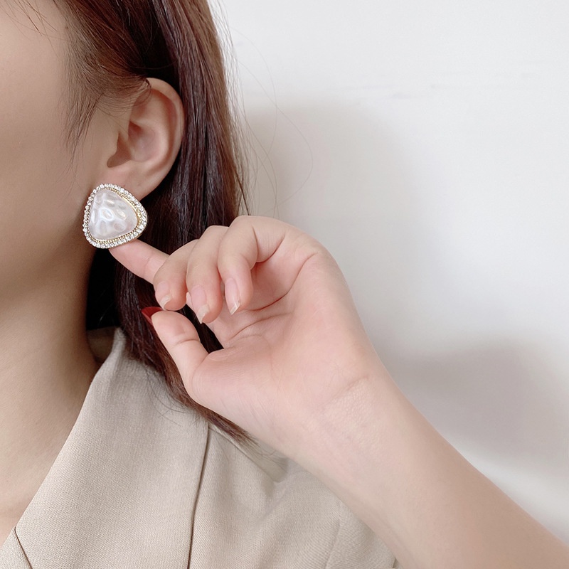 Khuyên Tai Nữ Đính Ngọc Thời Trang Hàn