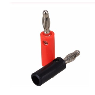 1 Cặp Jack Cắm Bắp Chuối 4mm Màu Đỏ Đen